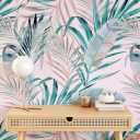 Modern Beautiful Palm Leaf Wallpaper 106x70 