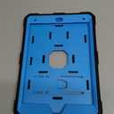 Case for iPad 9th/8th/7th Generation 2021/2020/2019(10.2 inch), Heavy Duty Shockproof Rugged Protective 10.2" Cover with Built-in Stand for iPad 9 8 7 Gen(Black+Blue)