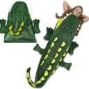 Cozy Crocodile Animal Tail Blanket for Kids Soft and Comfortable Kids Sleeping Bag Sleep Sacks Blankets for Movie Night, Sleepovers, Camping and More - Fits Boys and Girls Ages 3-13 Years