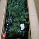 National Tree Company 7.5 ft Pre-Lit Downswept Douglas Fir Artificial Christmas Tree, 750 LED Lights, PowerConnect, Foot Pedal, 10 Light Functions, 1,867 Tips, Includes Stand, Green