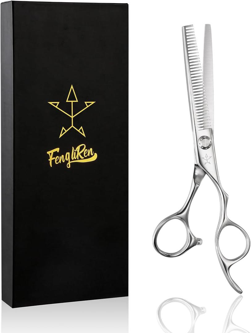 High-end Professional Hair Thinning Scissors Hair Cutting Teeth Shears Barber Hairdressing Texturizing Scissor Extremely Very Sharp 6.25 Inch Stainless Steel Alloy For Men,Women,Salon & Home