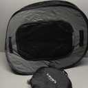 Love's cabin Pet Puppy Dog Playpen, Small Dog Tent Crates Cage Indoor/Outdoor, Portable Playpen for Cat, Foldable Pop Up Dog Kennel Playpen with Carring Case, Removable Zipper Top, Dark Grey S