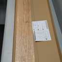 48 Inch Floating Shelves, Rustic Elm Wood Wall Shelves for Farmhouse, Bedroom, Kitchen, Wall-Mounted Long Floating Shelf Heavy-Duty Bracket, Solid Wood Shelf Set of 1 for Home Decor Display, Natural