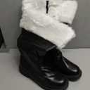 Halfchet Christmas Santa Claus Boots for Men Wide Cuffs Santa Combat Boots Xmas Costume Accessory 11