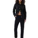 GAP Womens Downtown Khaki Pant True Black 14, XL