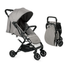 Lightweight Travel Stroller for Baby & Toddlers - Easy Fold & Compact Stroller with Canopy, Storage Basket, Multi-Position Recline & Convenient One-Hand Fold (Grey)