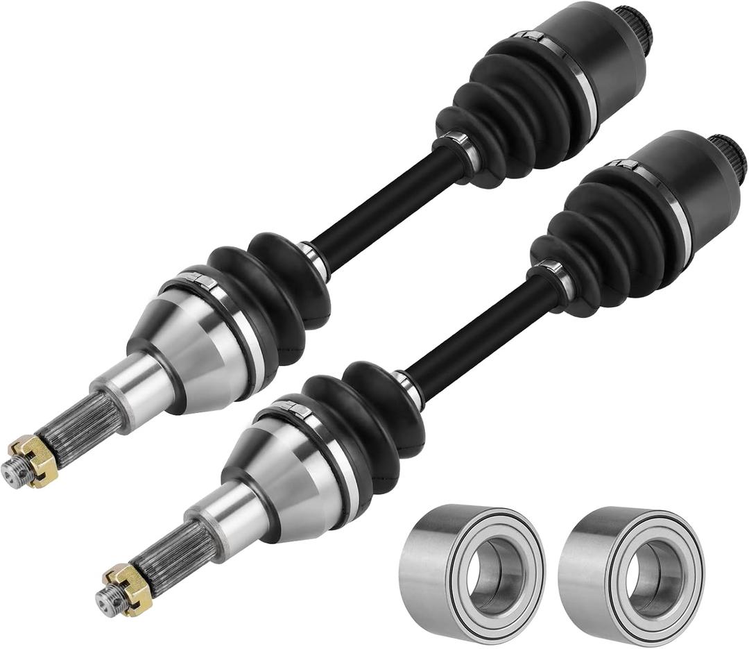 Rear Left & Right CV Axle Half Shaft with Wheel Bearing for Polaris Sportsman 400 500 4x4 HO 1999 2000 2001 2002 1380142