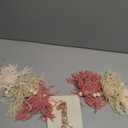 Pink Baby Girl 1st Highchair Banner Wood Bead Tassel Garland Conical Cap Bling Cake Topper Birthday Party Decorations