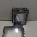 LBECUA Floating Picture Frames Set of 6, 5x7 Floating Frame with Double Glass for 4x6 or Full Display 5x7 Photo, Desktop or Wall Hanging, Black