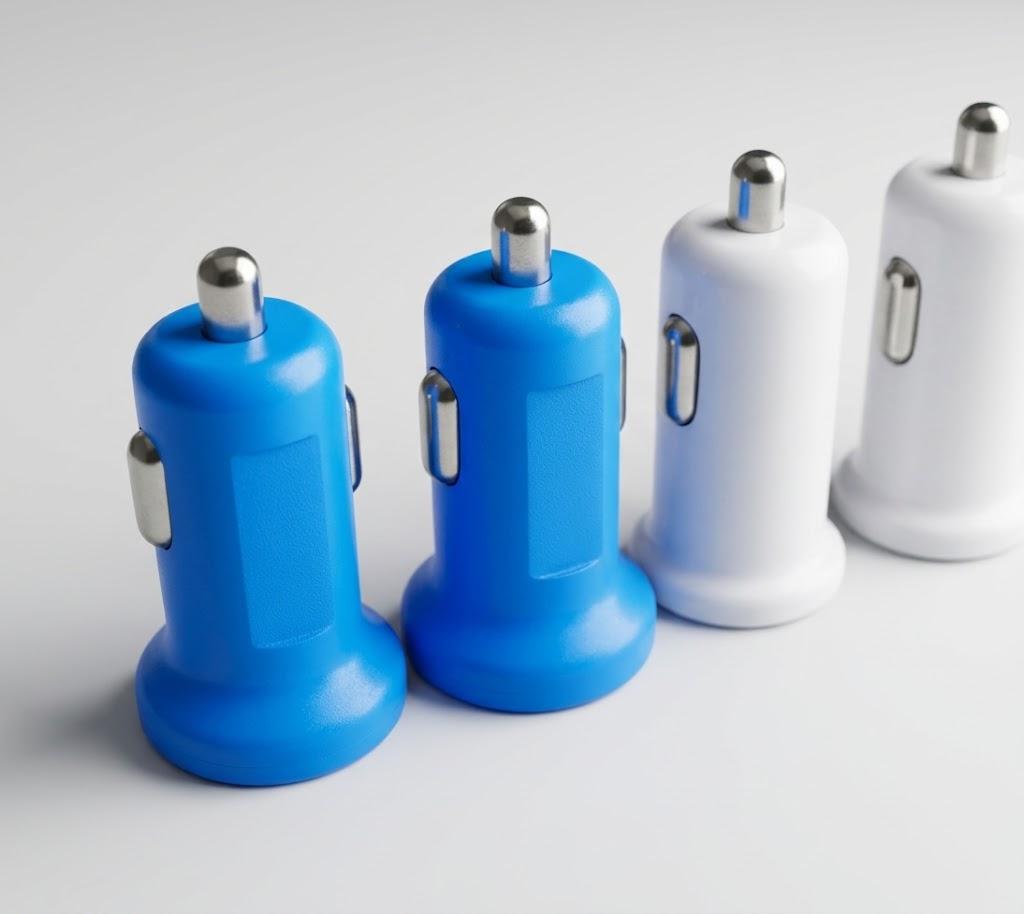 4 x Cigarette Lighter Adapter, USB Car Charger Fast