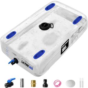 Water Storage Bladder, 25/50/100 Gallon Portable Water Tank, Collapsible Water Storage Containers with Spigot, Large Capacity Water Bag for Emergency Water