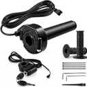 Full Twist Throttle for Ridstar Q20/Q20 Pro/H20,Precision Ball Bearing E-bike Throttle Grip Kit with Ignition Key Switch, Smooth Twist Control, 3-Pin Plug and Play