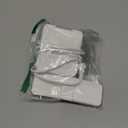 3 in 1 Charging Station for iPhone 16/ 15/ 14/ 13/ 12 Series, Wireless Charger for Apple Watch，Travel Magnetic Charging Stand for AirPods (White Grey)