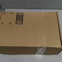 Avidirk Women's Square Open Toe Heeled Sandals Two Strap Mules Slip On Block Chunky Mid White Heels Sandals 8