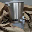 SYBO SR-CP35C Commercial Grade Stainless Steel Percolate Coffee Maker Hot Water Urn for Catering, 30-Cup, 3.5L, Grey