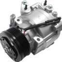 22301C AC Compressor with Clutch Fits for 2013-2021 Encore, 2013-2021 Sonic, 2013-2021 Trax 1.4L, Fits for 2020-2021 Encore GX 1.2L 1.3L, Air Conditioning Compressor Replace OE 42623009