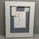 24x30 Inch LED Bathroom Mirror with Black Frame