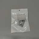 Nail Art Ring Palette Mini Square 1.69X1.25In Professional Mixing Tool for Paint Makeup and Nail Design Easy Clean Surface for Salon Home Use (Silver)