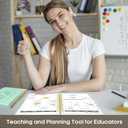 Planner 2025-2026, Academic Year Weekly and Monthly Calendar Planner, July 2025 - June 2026, Spiral Bound School Planning Tool, Perfect for Teacher, Student, Woman & Men - A4 (8.5" x 11"), Seafoam