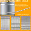 DA97-20017A Door Handle Compatible with Samsung Freezer Door Handle, Fit for RF24R7201SR/AA-00 RF28T5001SR/AA-00 RF22R7351SR/AA-00 RF23R6201SR/AA-00 RF23R6301SR/AA-00 RF28R7551SR/AA-00