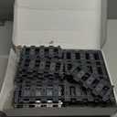 Etarnfly 42PCS City Train Tracks, Classic Accessories, Railroad Building Toy Compatible with All Major Brand - 38 Straights, 2 Left Right 45° Intersection Rails, 2 Flexible Rails