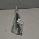 AIZESI Tension Rod 24 to 46 Inch, 1Pcs Black Tension Curtain Rod, Adjustable Spring Tension Rod No Drilling for Window, Kitchen, Closet, Doorway