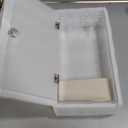 Necklace Holder, Acrylic Necklace Organizer, Rotatable Clear Jewelry Holder Organizer Display Case for Long Necklaces Pendant Bracelets, Jewelry Holder Box with Velvet Tray for Rings Earrings