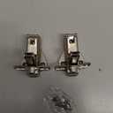 TOUCH Cabinet Hinges (1 Pair, 2 PCS) Face Frame 165 Degree Full Overlay Clip-on Lazy Susan Self Close Folding Cupboard Door 3-Way Adjustable Kitchen Corner Cabinet Hinges with Screws