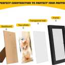 YOUKE OLA Set of 50 Picture Frame Bulk Photo Frames Wall Mounting Simple Photo Frames Multi Picture Frames for Wall or Tabletop, Black