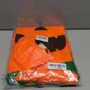 Halloween Kids Pumpkin Costume Set with Poncho, Hat and Treat Bag for Toddler Kids Youth