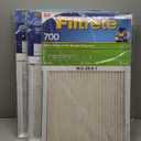 Filtrete 19.5x29.5x1 Air Filter, MPR 700, MERV 8, Clean Living Dust, Pollen and Pet Dander Reduction 3-Month Pleated 1-Inch Air Filters, 4 Filters