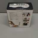 Joseph Joseph Mill top Non-Spill Salt and Pepper Mill 2-piece Set, Refillable with Ceramic Grinder, Adjustable Grinding Size, White/Dark Grey (Gray)