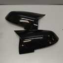 MAXDOM Mirror Caps Gloss Black Compatible with 1-Series F20 2-Series F22 F23 3-Series F30 F31 F34 4-Series F32 F33 F36 X1 E84 M2 F87 Models Rearview Side Cover Direct Replacement