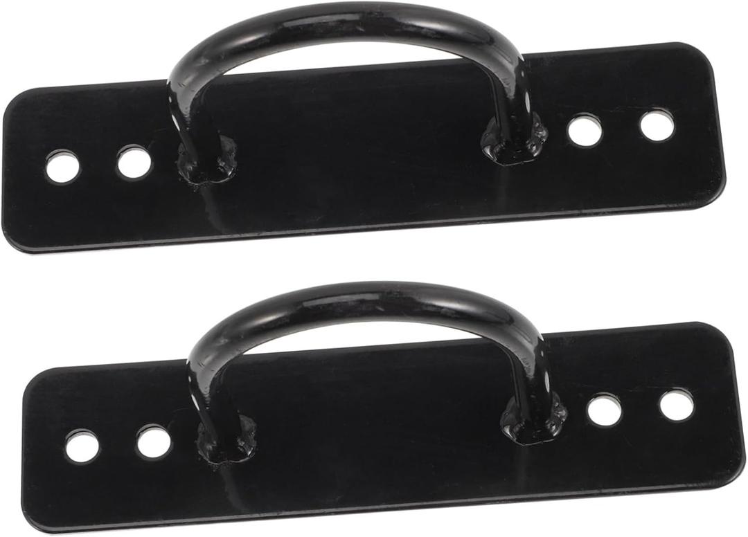 2Pcs Battle Rope Anchor Wall Ceiling Mount for Gym Rope Accessories Securely Holds Fitness Equipment Indoors Outdoors for Suspension Straps Gymnastic