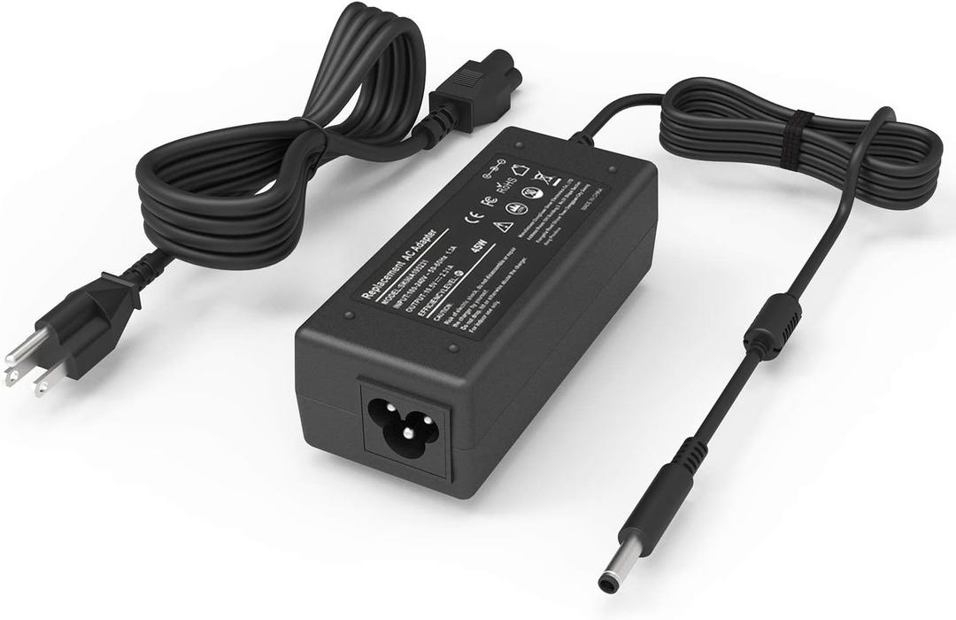 SLE-TECH 45W Laptop Charger for Dell Inspiron 11 13 14 15 17 3000 5000 7000 Series, 19.5V 2.31A Power Adapter for Latitude 3140 3520 3420, XPS 13, Vostro 3420 3520, 4.5mm * 3.0mm Round Tip AC Cord