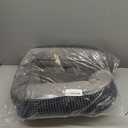 INVENHO Small Dog Bed for Small Dogs, Cat Beds for Indoor Cats Washable, Orthopedic Dog Bed, Warming Soft Calming Sleeping Puppy Bed Durable Pet Bed with Anti-Slip Bottom S(20"x19"x6") (Dark Grey)