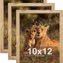 10x12 Picture Frame set of 3,Modern Style Woode Frame for Wall Hanging, Horizontally or Vertically, 10 x 12 Wall Gallery Poster Photo Frame best gift