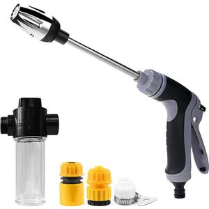Pressure Washer 15x More Powerful Than Hoses, Handheld Power Washer with 360 Rotating Nozzle, 3 Spray Modes, Tool-Free Installation-Driveway & Outdoor Cleaning