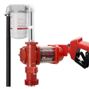 110V AC 15 GPM Fuel Transfer Pump with Discharge Hose, Automatic Nozzle, Premium Filter Package, Suitable for Gasoline, Diesel, Kerosene, Ethanol & Methanol Blends