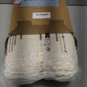 Amlie Home Checkered Chenille Knit Throw Blanket for Couch, Classic Texture Decorative Soft Blanket for Sofa, Chair & Bedroom, 50"x60", Ivory