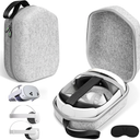 sarlar Hard Carrying Case Compatible with Meta Quest 3S/Quest 3/Oculus Quest 2/Vision Pro Official Original/Elite Strap VR Headset and Controller Accessories, Suitable for Travel and Home Storage