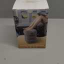 YSJILIDE Inflatable Travel Foot Rest Pillow, Travel foorest Pillow for Kids/Adults, Adjustable 3 Layers Height Leg Rest Pillow, Great for Living Room, Train, car (2 Pack)