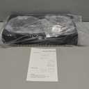 Elevated Dog Bowls, Dog Feeder with Stainless Steel Dishes & Slow Feeder Bowl, 5 Heights Adjustable Raised Stand for Medium Large, Food Dishes with Non-Slip Feet (Black)