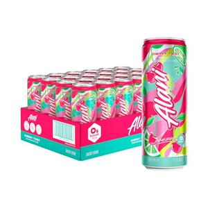 Alani Nu Cherry Twist Sugar Free, Low Calorie Energy Drinks | 200mg Caffeine | Pre Workout Performance with Antioxidants | Biotin B Vitamins | Zero Sugar | 15 Calories or Less | 12 Fl Oz Cans (12 Pack)