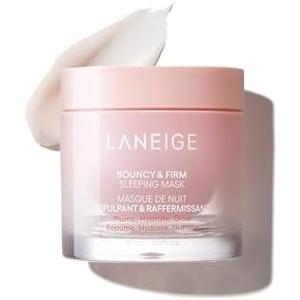 LANEIGE Bouncy and Firm Sleeping Mask: Revitalize, Smooth, Peony & Collagen Complex, Barrier-Boosting Hydration