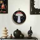 Mushroom Ghost Wall Decor Mushroom Home Wall Decor Mushroom Aesthetic Art Cottagecore Decor for Living Room Kitchen Bathroom