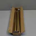 AmazerBath Spring Tension Shower Curtain Rod, 31-75 Inches Heavy Duty Tension Rod Rust Proof Bathroom Curtain Rod, Adjustable No Drill Easy Segmented Installation, Gold