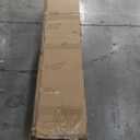 Rolanstar Queen Size Bed Frame with LED Lights and Charging Station, PU Leather Bed Storage Headboard & Drawers, Heavy Duty Wood Slats, Easy Assembly, Black