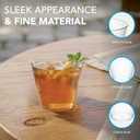 2 x Party Essentials Disposable 9 oz Party Punch Cups | Old Fashioned Tumblers | Cocktail Glasses, 20 Count, Clear, Hard Plastic