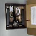 IRONZON Fingerprint Door Handle for Bedrooms - 191Y 4-in-1 Fingerprint Door Lock with Keypad and App Control, Smart Knob for Bedroom with Key, Keyless Entry Door Handle - Black